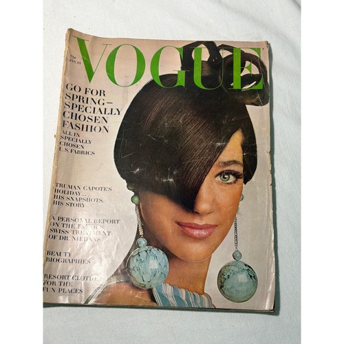 Vintage vogue magazine january - magazine,